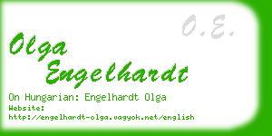 olga engelhardt business card